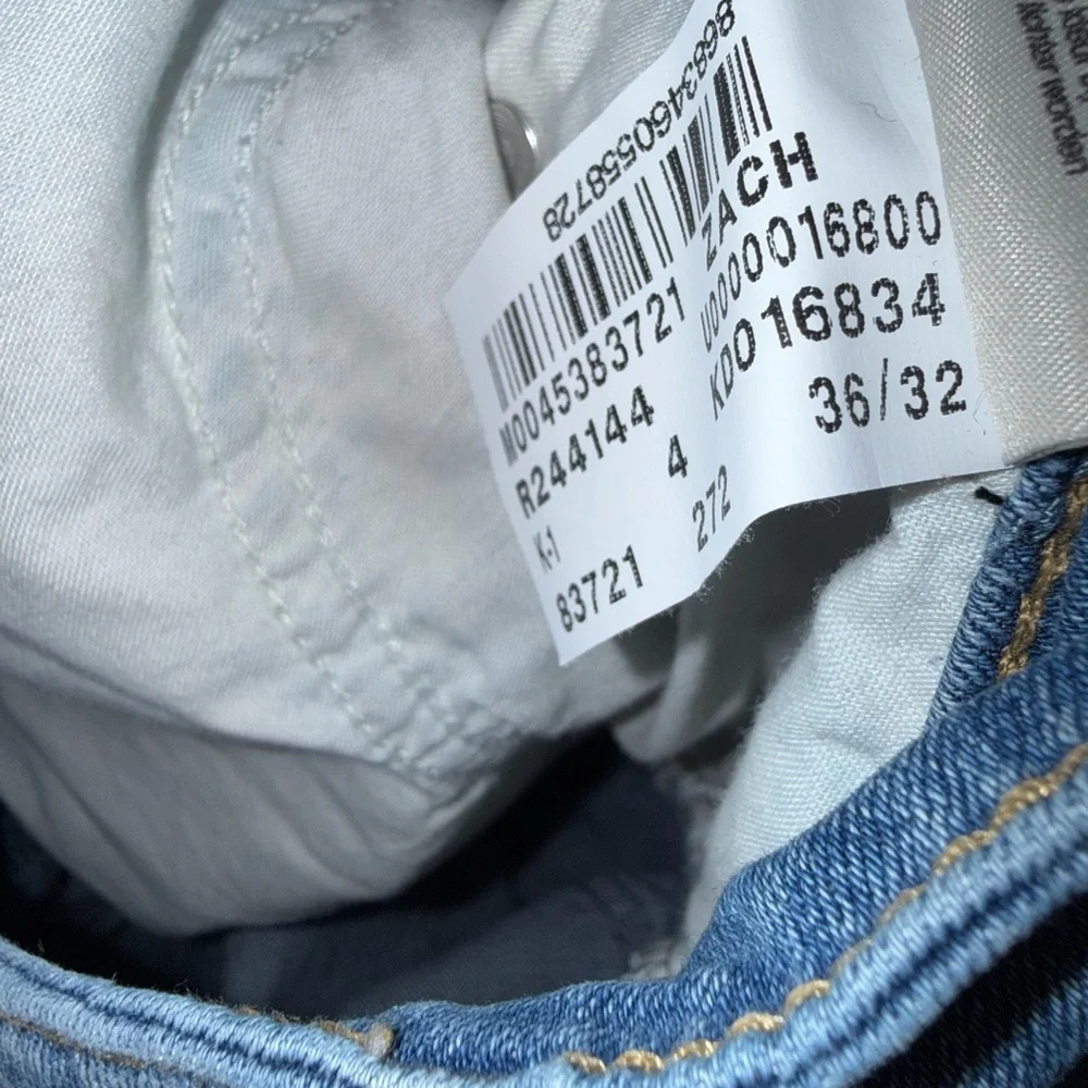 Mavi Designer Men's Zach Straight Blue Jeans size 36/32